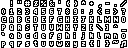 Fawkes UI, 8pt, Outlined, 2 bit.