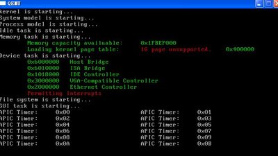 in qemu