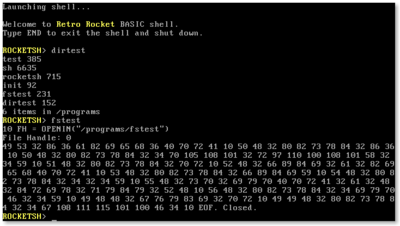 Filesystem test program