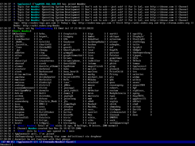 Irssi not quite working via ssh