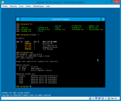 Obsidian OS - Command Processor