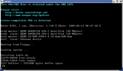 Linux-0.01 on Qemu