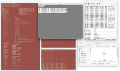 QEmu (x86/BIOS) running some old stuff I worked on long time ago