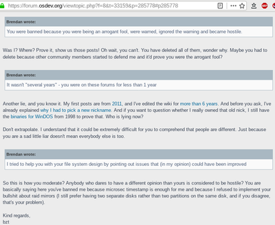 My response to Brendan about the original ban(deleted by Brendan)