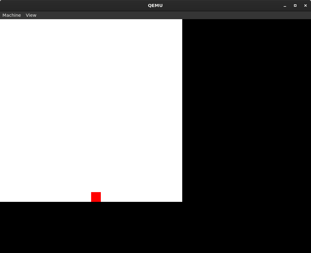 A keyboard controllable red box inside a &quot;window&quot; in my OS