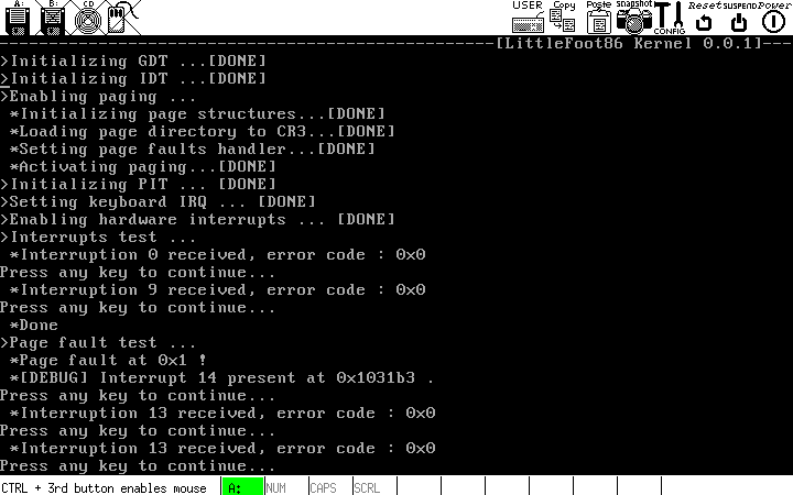 GPF after page fault