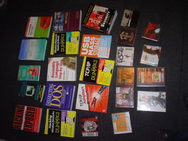 Some of my book and CD's i listen to
